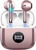 Jxrev Wireless Bluetooth 5.4 Earbuds, 6D Stereo Ear Buds, LED Power Display